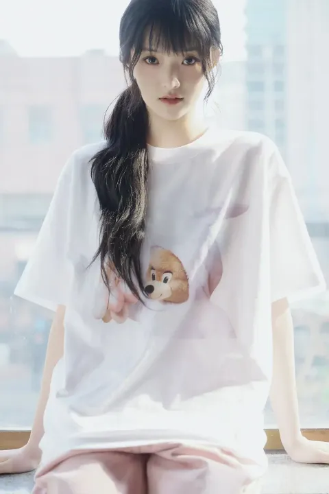 JuzBeauty_JuzBeautyMalaysia_JuzPretty_Authentic_Kbeauty_Malaysia_Skin_Care_Cosmetics_K-Beauty_Health_Care_korean_streetwear_US_Luxury_ADLV AC Bear Baby Face Bunny Short Sleeve T-Shirt Tee 上衣10