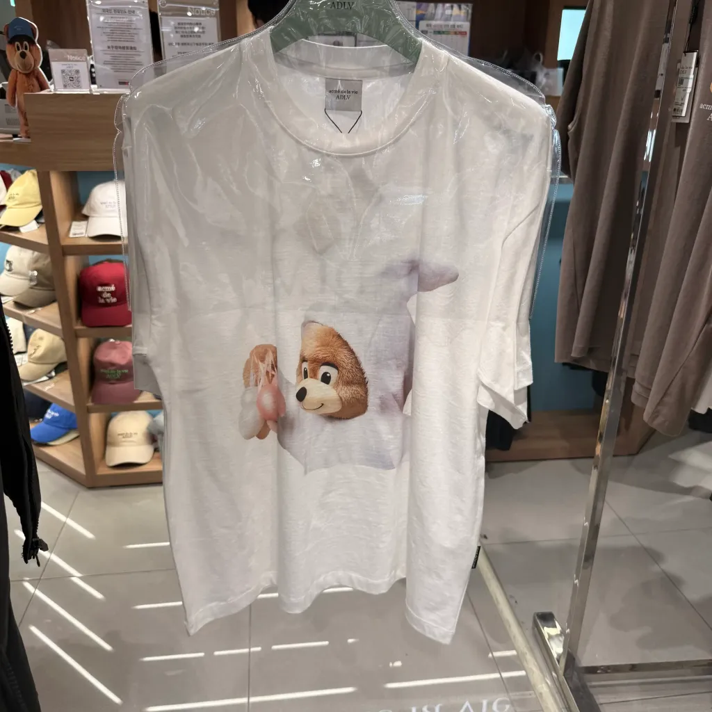 JuzBeauty_JuzBeautyMalaysia_JuzPretty_Authentic_Kbeauty_Malaysia_Skin_Care_Cosmetics_K-Beauty_Health_Care_korean_streetwear_US_Luxury_ADLV AC Bear Baby Face Bunny Short Sleeve T-Shirt Tee 上衣14