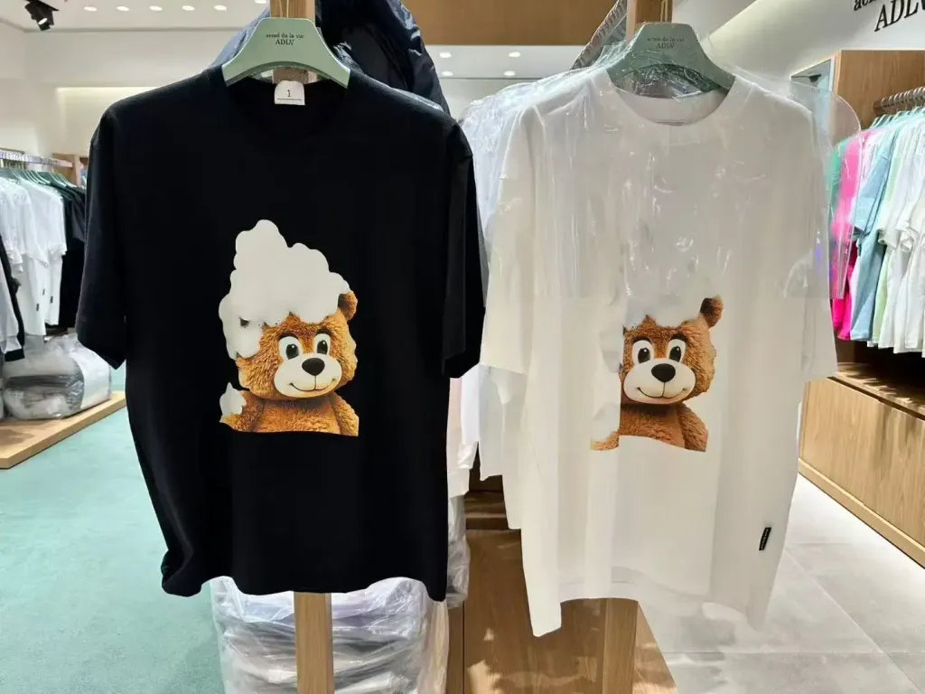 JuzBeauty_JuzBeautyMalaysia_JuzPretty_Authentic_Kbeauty_Malaysia_Skin_Care_Cosmetics_K-Beauty_Health_Care_korean_streetwear_US_Luxury_ADLV AC Bear Baby Face Bubble Short Sleeve T-Shirt Tee 上衣8