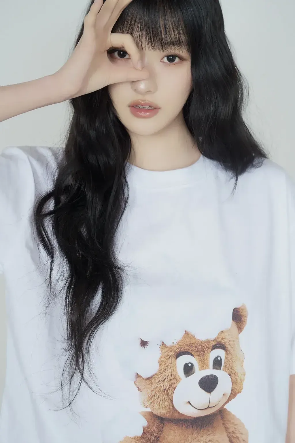 JuzBeauty_JuzBeautyMalaysia_JuzPretty_Authentic_Kbeauty_Malaysia_Skin_Care_Cosmetics_K-Beauty_Health_Care_korean_streetwear_US_Luxury_ADLV AC Bear Baby Face Bubble Short Sleeve T-Shirt Tee 上衣9