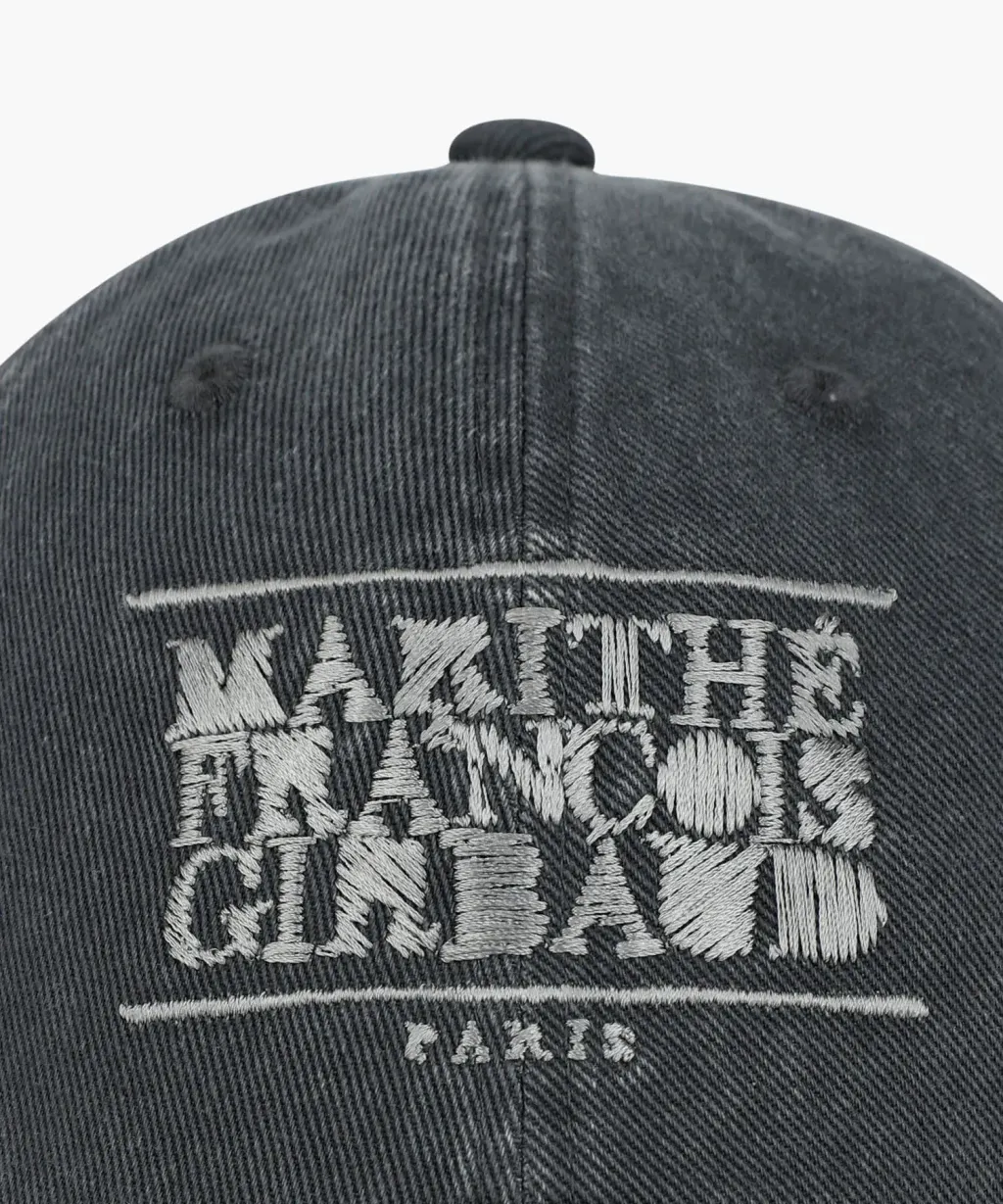 JuzBeauty_JuzBeautyMalaysia_JuzPretty_Authentic_Kbeauty_Malaysia_Skin_Care_Cosmetics_K-Beauty_Health_Care_korean_streetwear_US_Luxury_MARITHE MFG46SHG205 Drawing Classic Logo Damaged Covered Cap 帽11