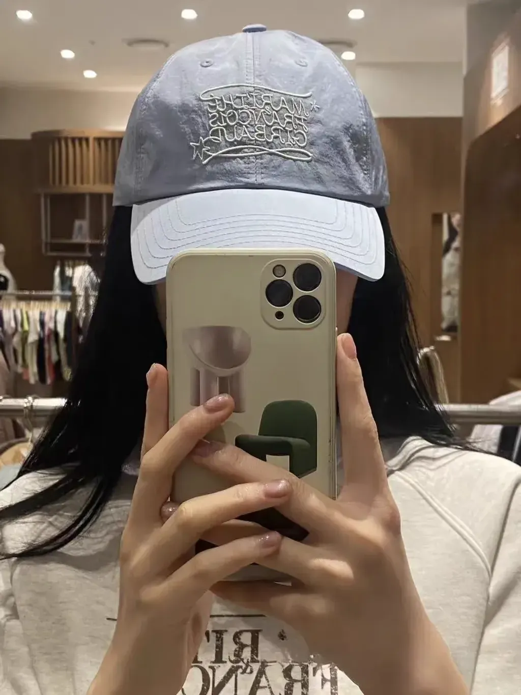 JuzBeauty_JuzBeautyMalaysia_JuzPretty_Authentic_Kbeauty_Malaysia_Skin_Care_Cosmetics_K-Beauty_Health_Care_korean_streetwear_US_Luxury_MARITHE Drawing Classic Logo Nylon Cap 帽8