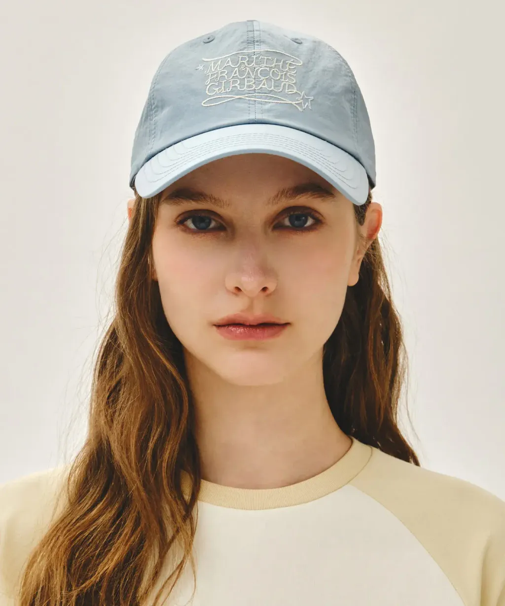 JuzBeauty_JuzBeautyMalaysia_JuzPretty_Authentic_Kbeauty_Malaysia_Skin_Care_Cosmetics_K-Beauty_Health_Care_korean_streetwear_US_Luxury_MARITHE Drawing Classic Logo Nylon Cap 帽2