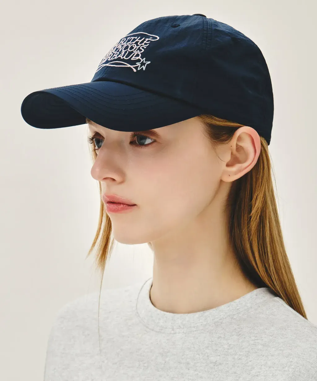 JuzBeauty_JuzBeautyMalaysia_JuzPretty_Authentic_Kbeauty_Malaysia_Skin_Care_Cosmetics_K-Beauty_Health_Care_korean_streetwear_US_Luxury_MARITHE Drawing Classic Logo Nylon Cap 帽4