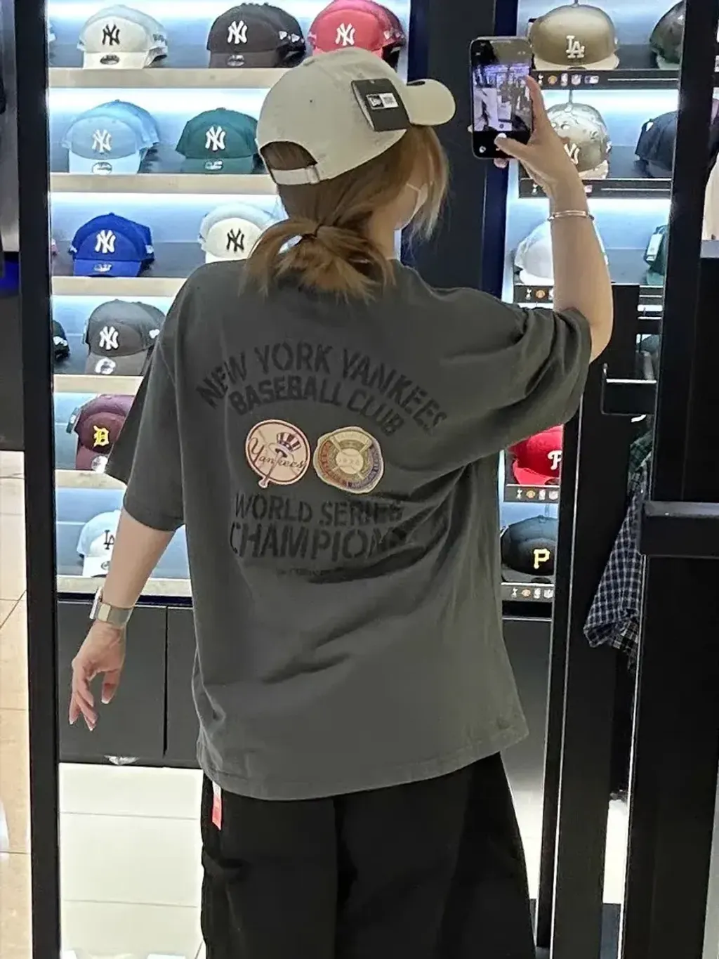 JuzBeauty_JuzBeautyMalaysia_JuzPretty_Authentic_Kbeauty_Malaysia_Skin_Care_Cosmetics_K-Beauty_Health_Care_korean_streetwear_US_Luxury_NEW ERA 15147 MLB New York Yankees World Series T-shirt Tee 上衣13