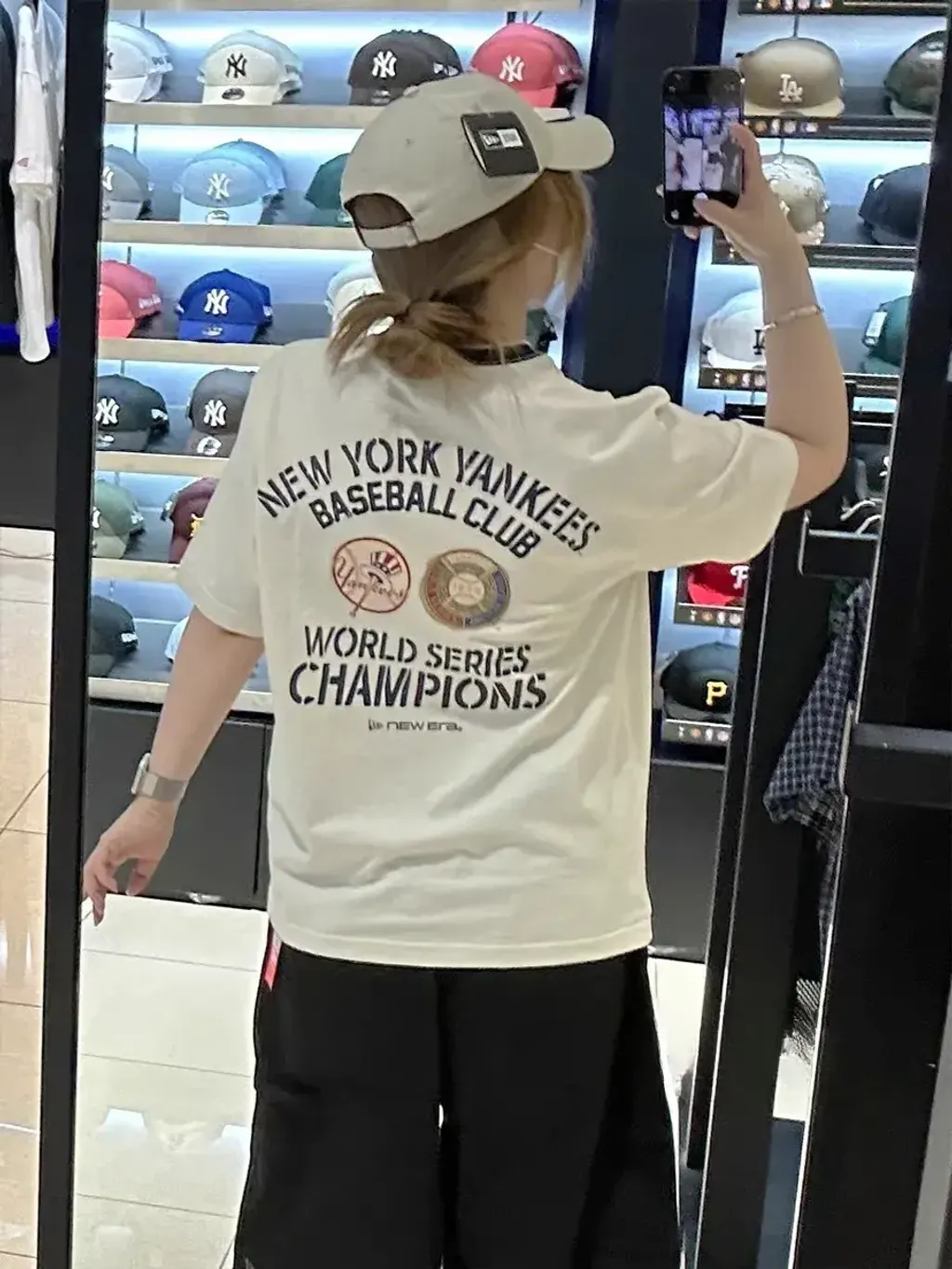 JuzBeauty_JuzBeautyMalaysia_JuzPretty_Authentic_Kbeauty_Malaysia_Skin_Care_Cosmetics_K-Beauty_Health_Care_korean_streetwear_US_Luxury_NEW ERA 15147 MLB New York Yankees World Series T-shirt Tee 上衣12