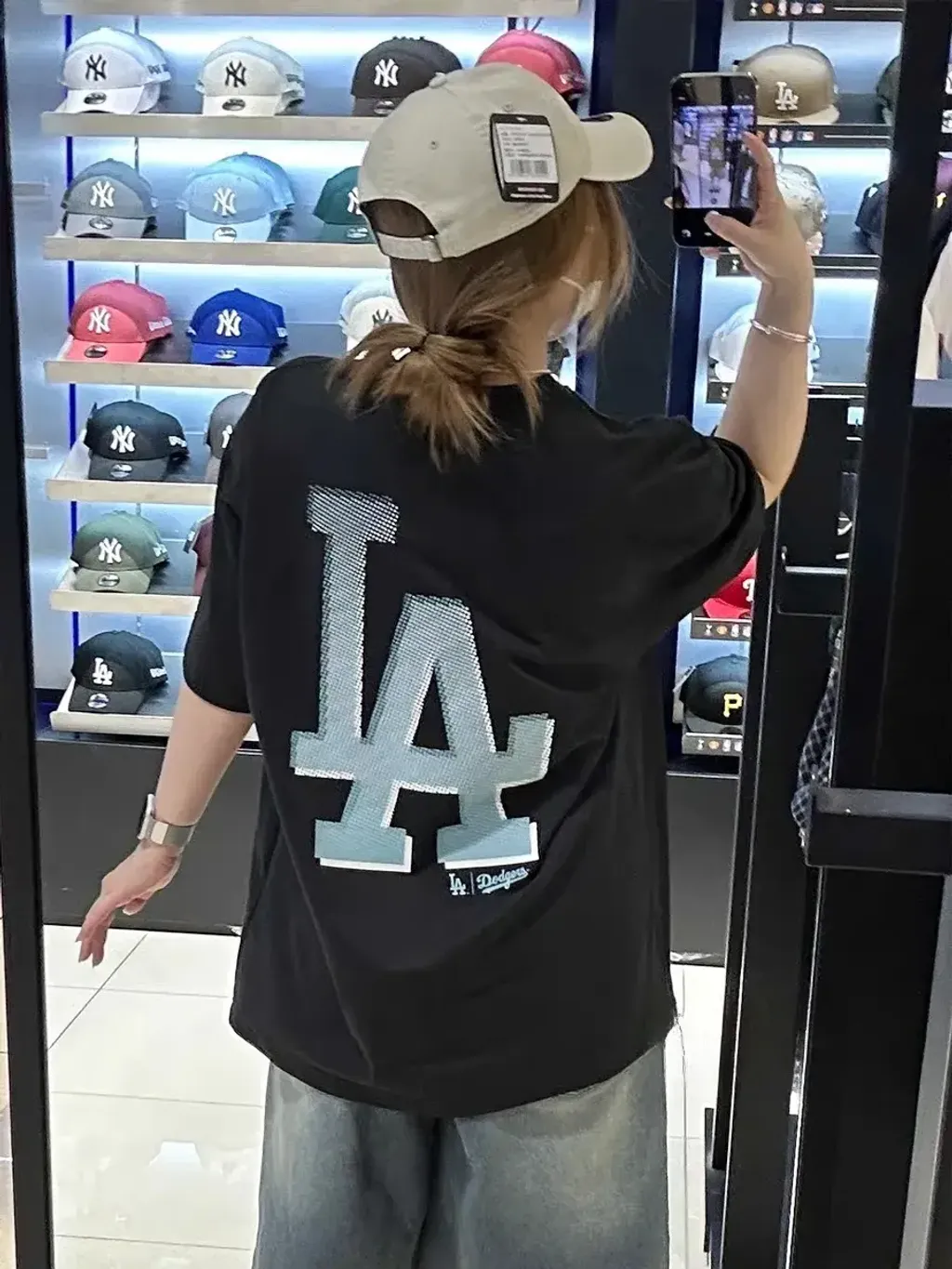 JuzBeauty_JuzBeautyMalaysia_JuzPretty_Authentic_Kbeauty_Malaysia_Skin_Care_Cosmetics_K-Beauty_Health_Care_korean_streetwear_US_Luxury_NEW ERA 1514753 MLB Halftone T-shirt Tee 上衣40