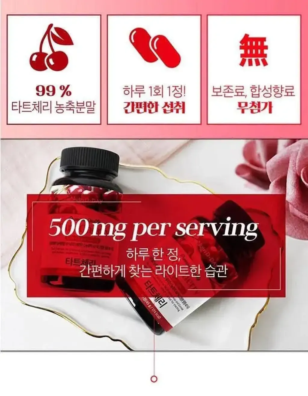 JuzBeauty_JuzBeautyMalaysia_JuzPretty_Authentic_Kbeauty_Malaysia_Skin_Care_Cosmetics_K-beauty_Health_Care_korean_streetwear_NUTRI D-DAY Premium Tart Cherry Tablet 酸樱桃萃取片6