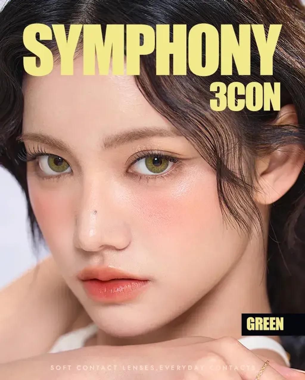 JuzBeauty_JuzBeautyMalaysia_JuzPretty_Authentic_Kbeauty_Malaysia_Skin_Care_Cosmetics_K-beauty_Health_Care_korean_streetwear_OLENS Symphony 3con Contact Lens 月抛隐形眼镜 美瞳 3