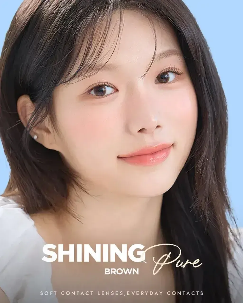 JuzBeauty_JuzBeautyMalaysia_JuzPretty_Authentic_Kbeauty_Malaysia_Skin_Care_Cosmetics_K-beauty_Health_Care_korean_streetwear_OLENS Shining Pure Contact Lens 月抛隐形眼镜 美瞳2