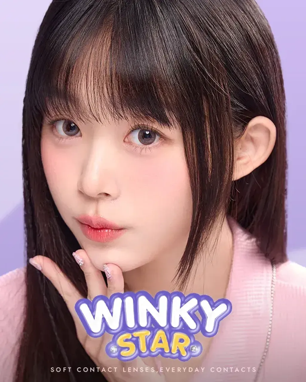 JuzBeauty_JuzBeautyMalaysia_JuzPretty_Authentic_Kbeauty_Malaysia_Skin_Care_Cosmetics_K-beauty_Health_Care_korean_streetwear_OLENS Winky Star Contact Lens 月抛隐形眼镜 美瞳9