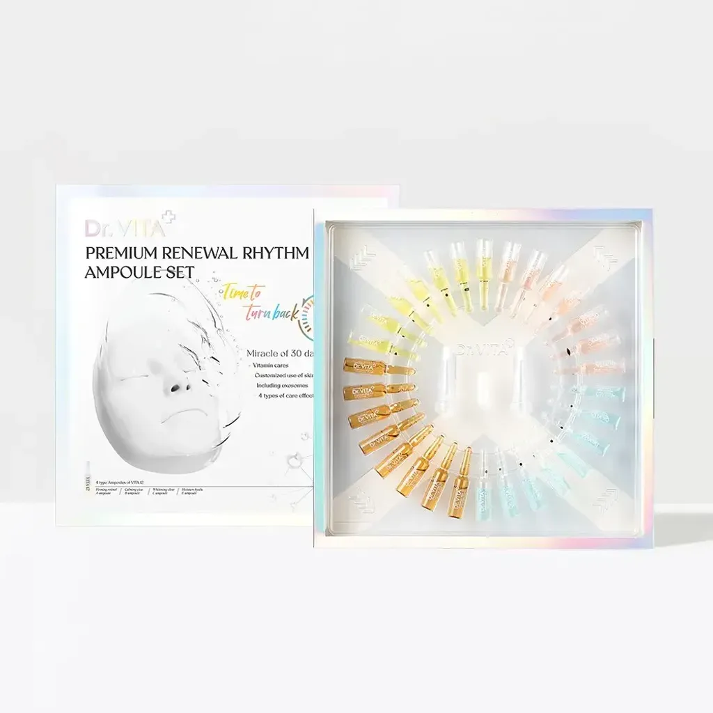 JuzBeauty_JuzBeautyMalaysia_JuzPretty_Authentic_Kbeauty_Malaysia_Skin_Care_Cosmetics_K-beauty_Health_Care_korean_streetwear_DR.VITA Premium Renewal Rhythm Ampoule Set 奇迹30天安瓶精华套盒2