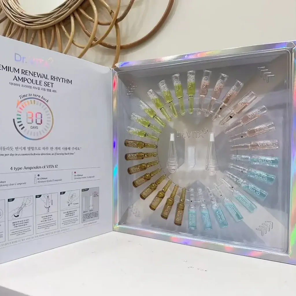 JuzBeauty_JuzBeautyMalaysia_JuzPretty_Authentic_Kbeauty_Malaysia_Skin_Care_Cosmetics_K-beauty_Health_Care_korean_streetwear_DR.VITA Premium Renewal Rhythm Ampoule Set 奇迹30天安瓶精华套盒6