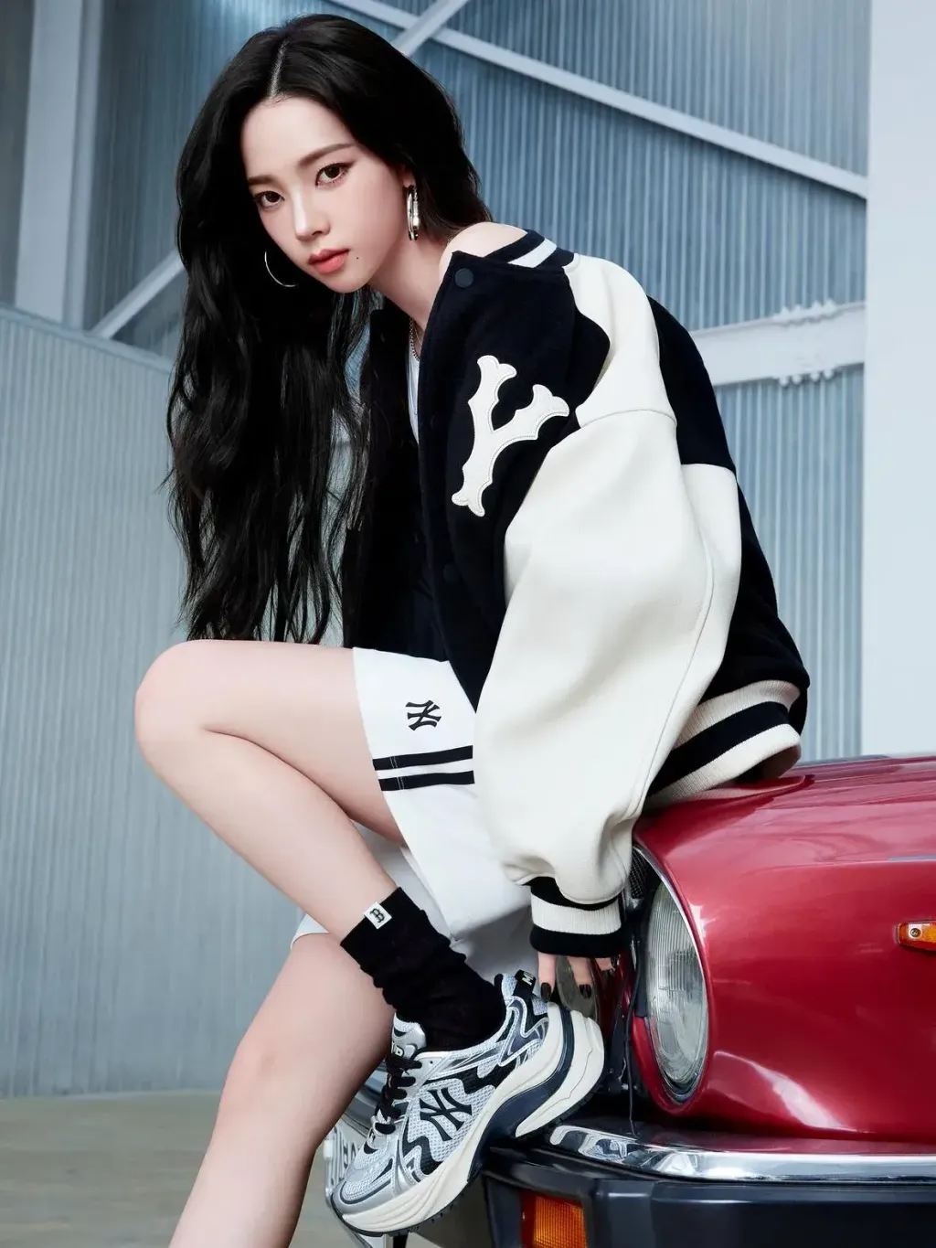 JuzBeauty_JuzBeautyMalaysia_JuzPretty_Authentic_Kbeauty_Malaysia_Skin_Care_Cosmetics_K-Beauty_Health_Care_korean_streetwear_US_Luxury_MLB Curve Runner New York Yankees Shoes 张凌赫同款老爹鞋11