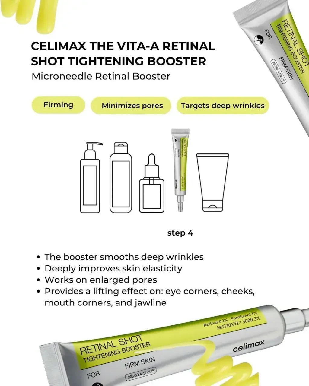 JuzBeauty_JuzBeautyMalaysia_JuzPretty_Authentic_Kbeauty_Malaysia_Skin_Care_Cosmetics_K-beauty_Health_Care_korean_streetwear_CELIMAX The Vita-A Retinal Shot Tightening Booster 维A视黄醛精华29