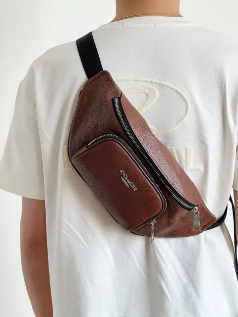 JuzBeauty_JuzBeautyMalaysia_JuzPretty_Authentic_Kbeauty_Malaysia_Skin_Care_Cosmetics_Jbeauty_Health_Care_korean_streetwear_US_Luxury_COACH CDC44 Racer Small Belt Bag In Signature Leather 男款胸包2