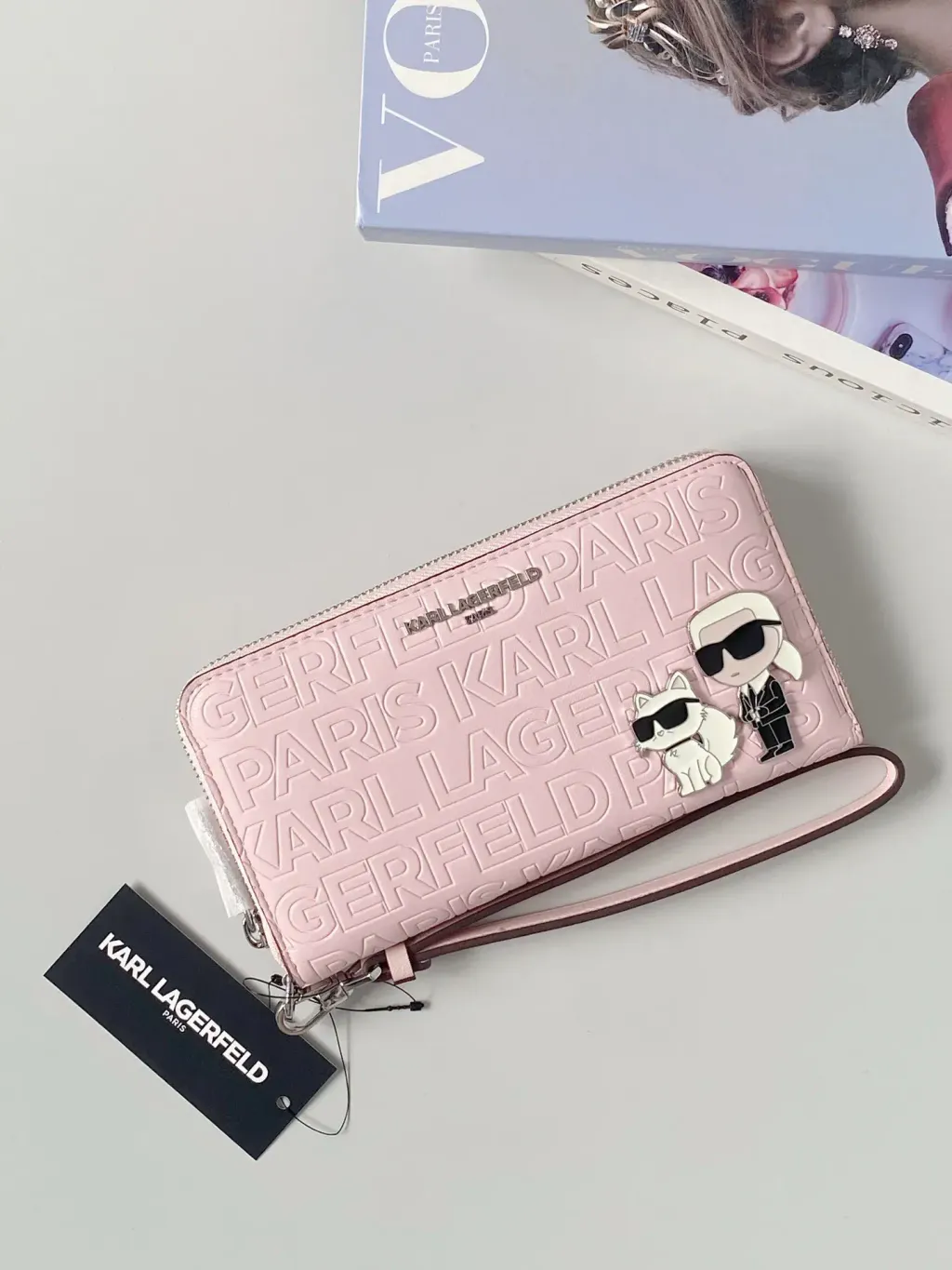 JuzBeauty_JuzBeautyMalaysia_JuzPretty_Authentic_Kbeauty_Malaysia_Skin_Care_Cosmetics_Jbeauty_Health_Care_korean_streetwear_US_Luxury_KARL LAGERFELD L5JQX8EI Meribel Duo Zip Wallet 长钱包5