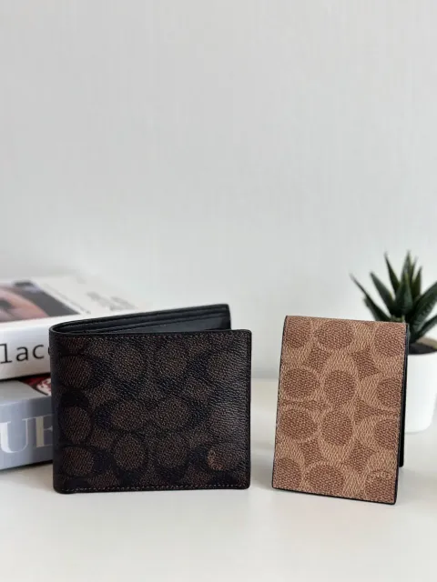 JuzBeauty_JuzBeautyMalaysia_JuzPretty_Authentic_Kbeauty_Malaysia_Skin_Care_Cosmetics_Jbeauty_Health_Care_korean_streetwear_US_Luxury_COACH CX209 3 in 1 Wallet In Blocked Signature Canvas 男款钱包 卡包6