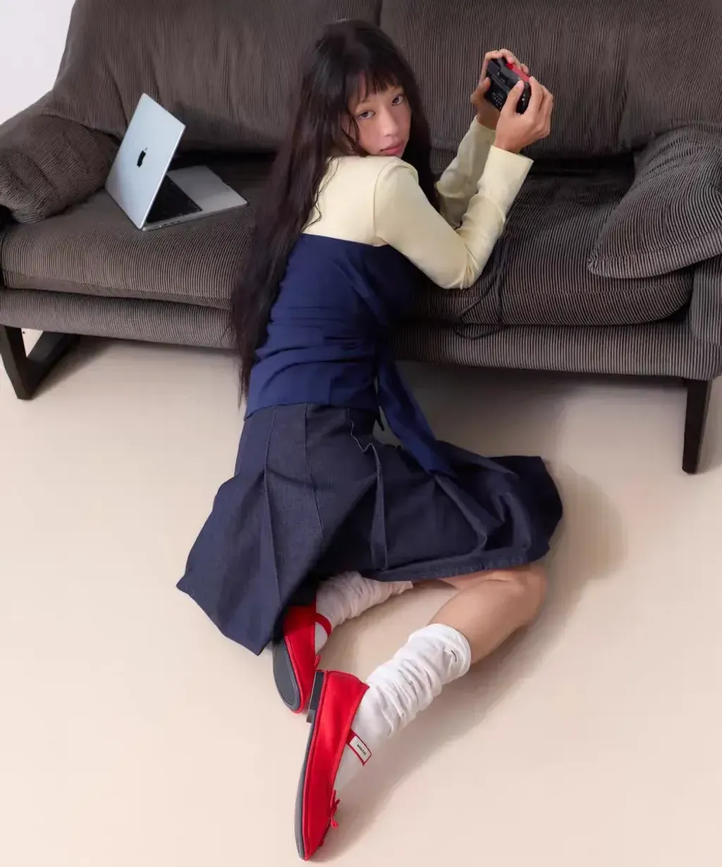 JuzBeauty_JuzBeautyMalaysia_JuzPretty_Authentic_Kbeauty_Malaysia_Skin_Care_Cosmetics_K-Beauty_Health_Care_korean_streetwear_US_Luxury_MARITHE W Banding Ribbon Flat Shoes 芭蕾鞋15