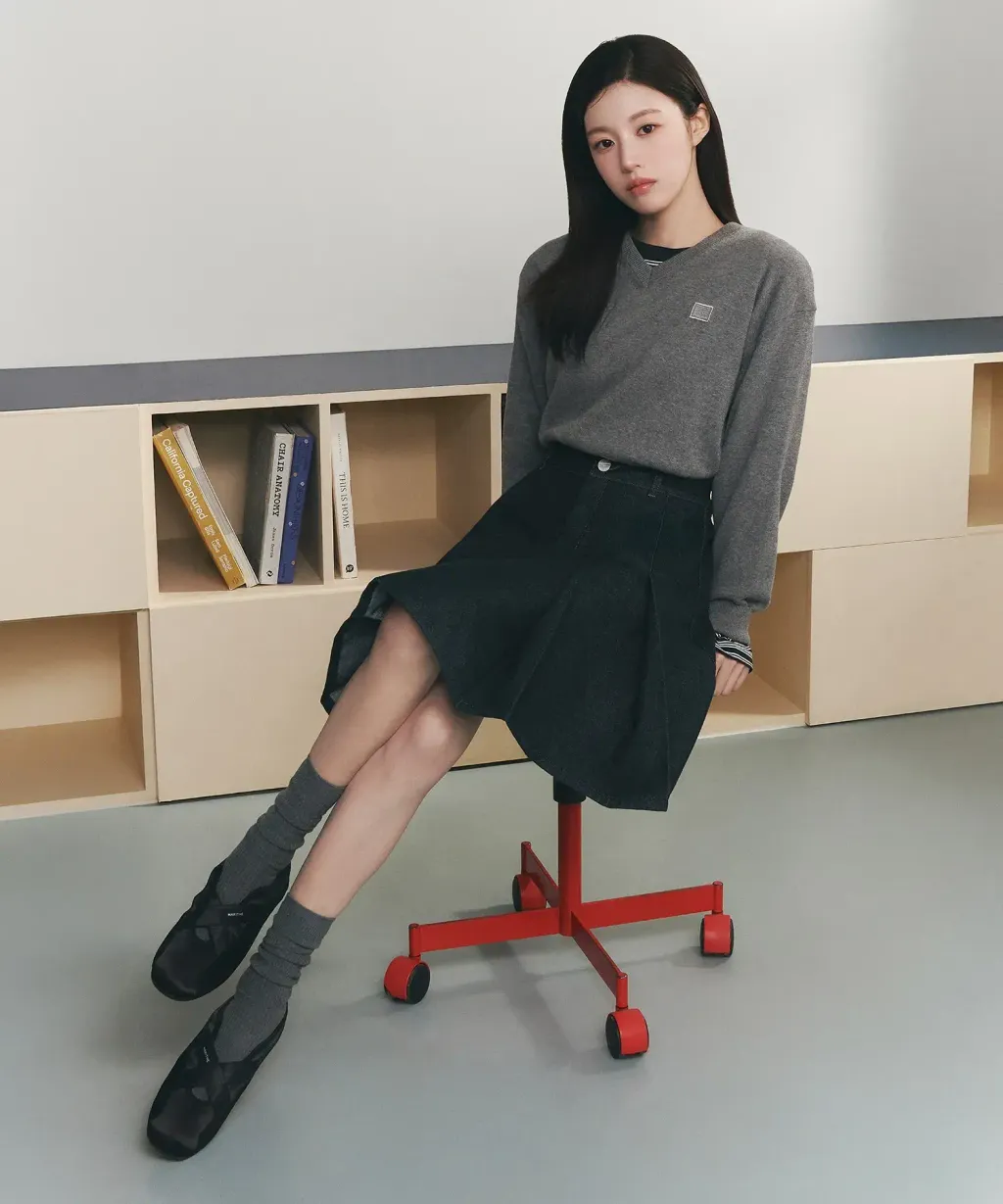 JuzBeauty_JuzBeautyMalaysia_JuzPretty_Authentic_Kbeauty_Malaysia_Skin_Care_Cosmetics_K-Beauty_Health_Care_korean_streetwear_US_Luxury_MARITHE W Banding Flat Sneakers 芭蕾鞋1