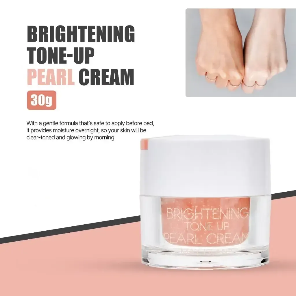 JuzBeauty_JuzBeautyMalaysia_JuzPretty_Authentic_Kbeauty_Malaysia_Skin_Care_Cosmetics_K-beauty_Health_Care_korean_streetwear_MAY ISLAND Brightening Tone Up Pearl Cream 焕肤淡斑珍珠发光霜1