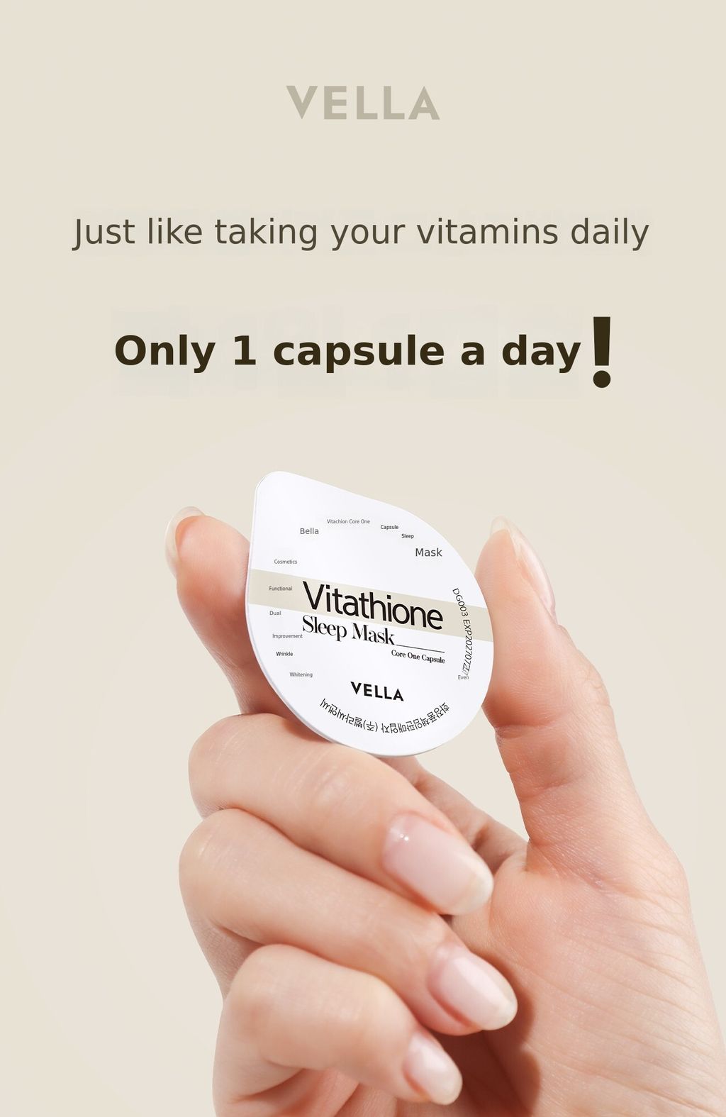 JuzBeauty_JuzBeautyMalaysia_JuzPretty_Authentic_Kbeauty_Malaysia_Skin_Care_Cosmetics_K-beauty_Health_Care_korean_streetwear_VELLA Vitathione Sleep Mask 美白淡斑睡眠面膜1