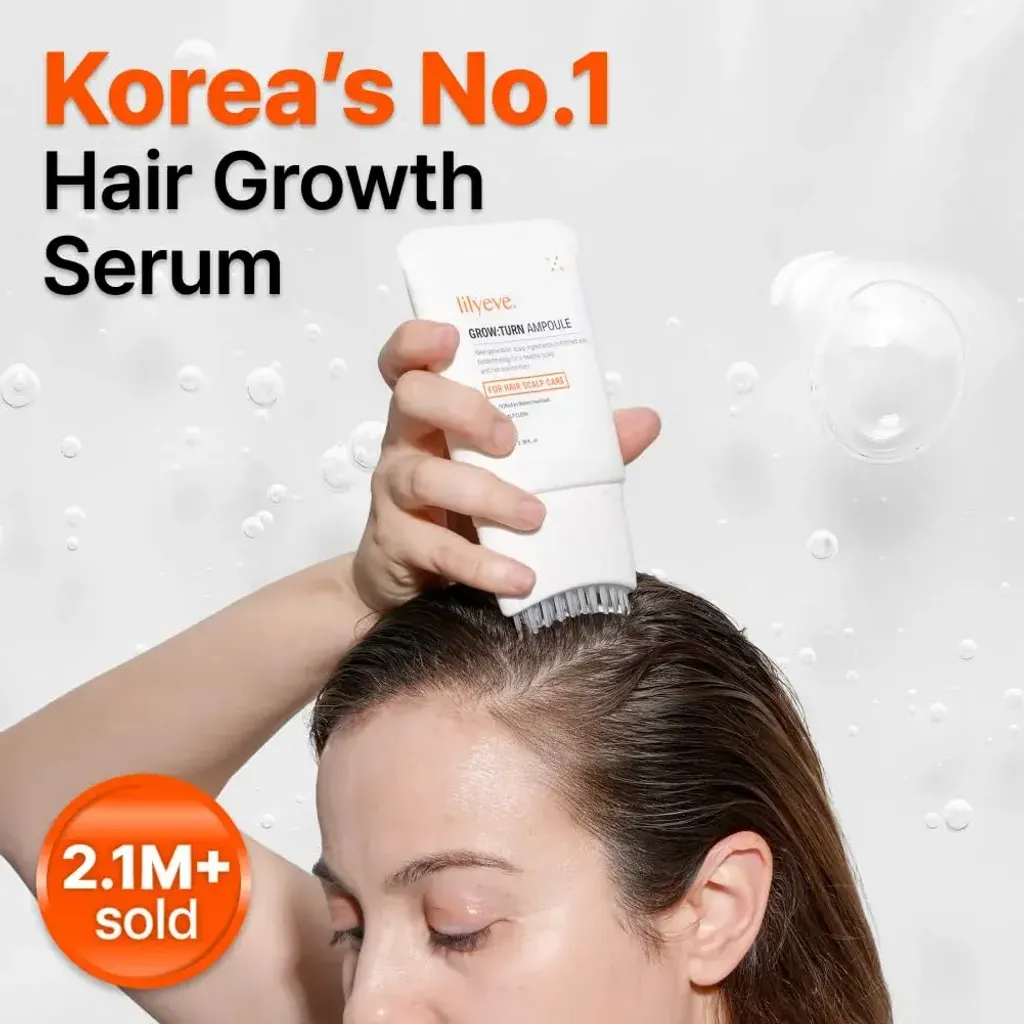 JuzBeauty_JuzBeautyMalaysia_JuzPretty_Authentic_Kbeauty_Malaysia_Skin_Care_Cosmetics_K-beauty_Health_Care_korean_streetwear_lilyeve Grow:Turn Exosome Brush Ampoule 防脱发刷安瓶 24