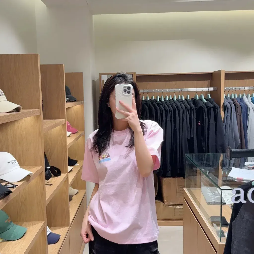 JuzBeauty_JuzBeautyMalaysia_JuzPretty_Authentic_Kbeauty_Malaysia_Skin_Care_Cosmetics_K-Beauty_Health_Care_korean_streetwear_US_Luxury_ADLV x SPONGEBOB Bubble Font Spongebob Short Sleeve T-Shirt Tee 上衣3