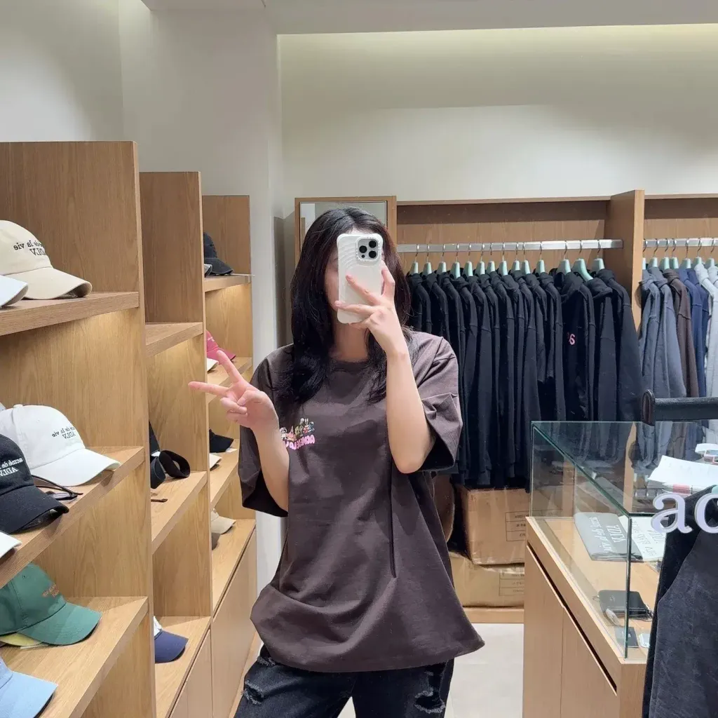 JuzBeauty_JuzBeautyMalaysia_JuzPretty_Authentic_Kbeauty_Malaysia_Skin_Care_Cosmetics_K-Beauty_Health_Care_korean_streetwear_US_Luxury_ADLV x SPONGEBOB Bubble Font Spongebob Short Sleeve T-Shirt Tee 上衣2