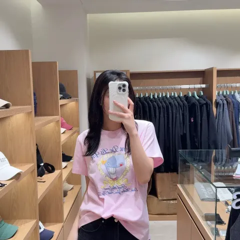 JuzBeauty_JuzBeautyMalaysia_JuzPretty_Authentic_Kbeauty_Malaysia_Skin_Care_Cosmetics_K-Beauty_Health_Care_korean_streetwear_US_Luxury_ADLV x SPONGEBOB Woman Heart Pearl Short Sleeve T-Shirt Tee 女款上衣4