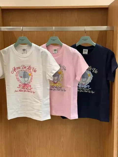 JuzBeauty_JuzBeautyMalaysia_JuzPretty_Authentic_Kbeauty_Malaysia_Skin_Care_Cosmetics_K-Beauty_Health_Care_korean_streetwear_US_Luxury_ADLV x SPONGEBOB Woman Heart Pearl Short Sleeve T-Shirt Tee 女款上衣7