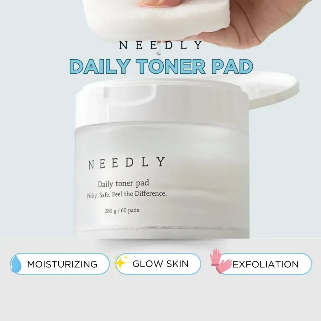JuzBeauty_JuzBeautyMalaysia_JuzPretty_Authentic_Kbeauty_Malaysia_Skin_Care_Cosmetics_K-beauty_Health_Care_korean_streetwear_NEEDLY Daily Toner Pad 毛孔角质调理爽肤棉9