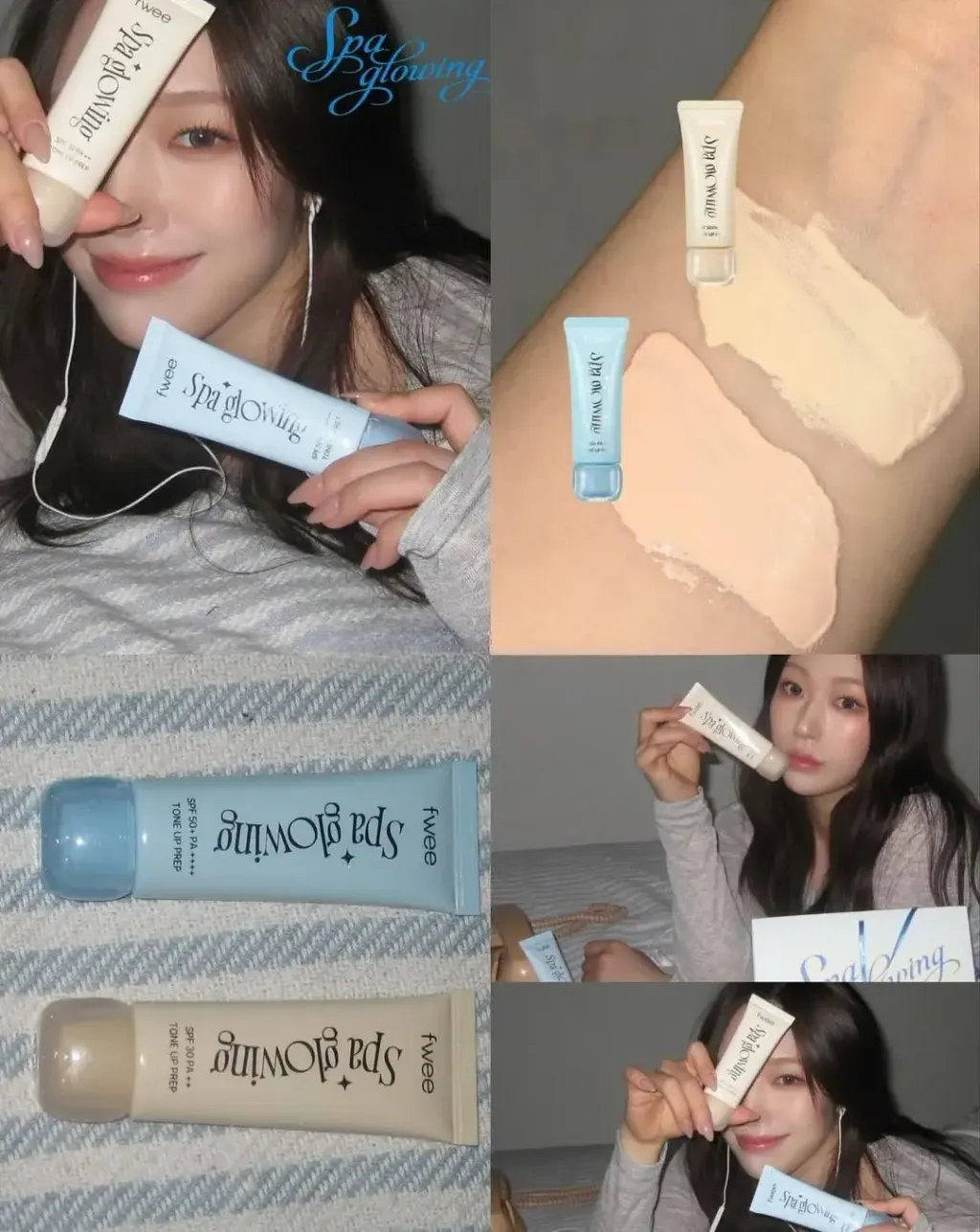 JuzBeauty_JuzBeautyMalaysia_JuzPretty_Authentic_Kbeauty_Malaysia_Skin_Care_Cosmetics_K-beauty_Health_Care_korean_streetwear_FWEE Spa Glowing UV Tone Up Prep 光泽UV提亮妆前乳10