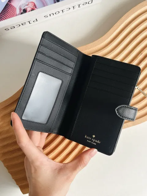 JuzBeauty_JuzBeautyMalaysia_JuzPretty_Authentic_Kbeauty_Malaysia_Skin_Care_Cosmetics_K-Beauty_Health_Care_korean_streetwear_US_Luxury_KATE SPADE KN751 Medium Bifold Wallet In Black 钱包5