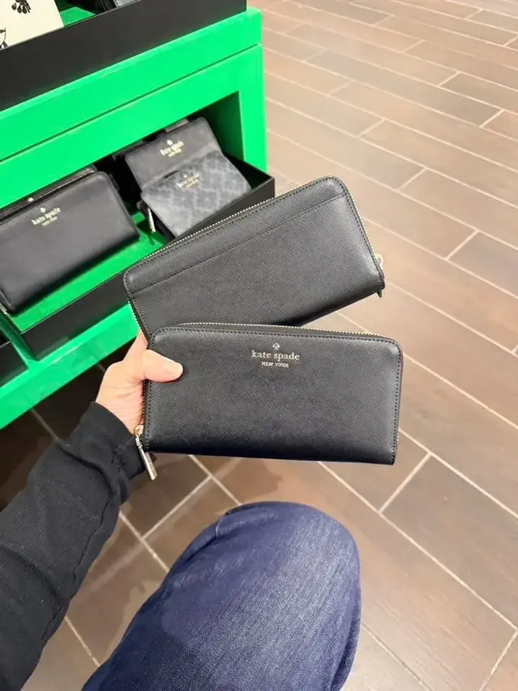 JuzBeauty_JuzBeautyMalaysia_JuzPretty_Authentic_Kbeauty_Malaysia_Skin_Care_Cosmetics_K-Beauty_Health_Care_korean_streetwear_US_Luxury_KATE SPADE KN776 Madison Zip Continental Wallet In Black 长钱包6