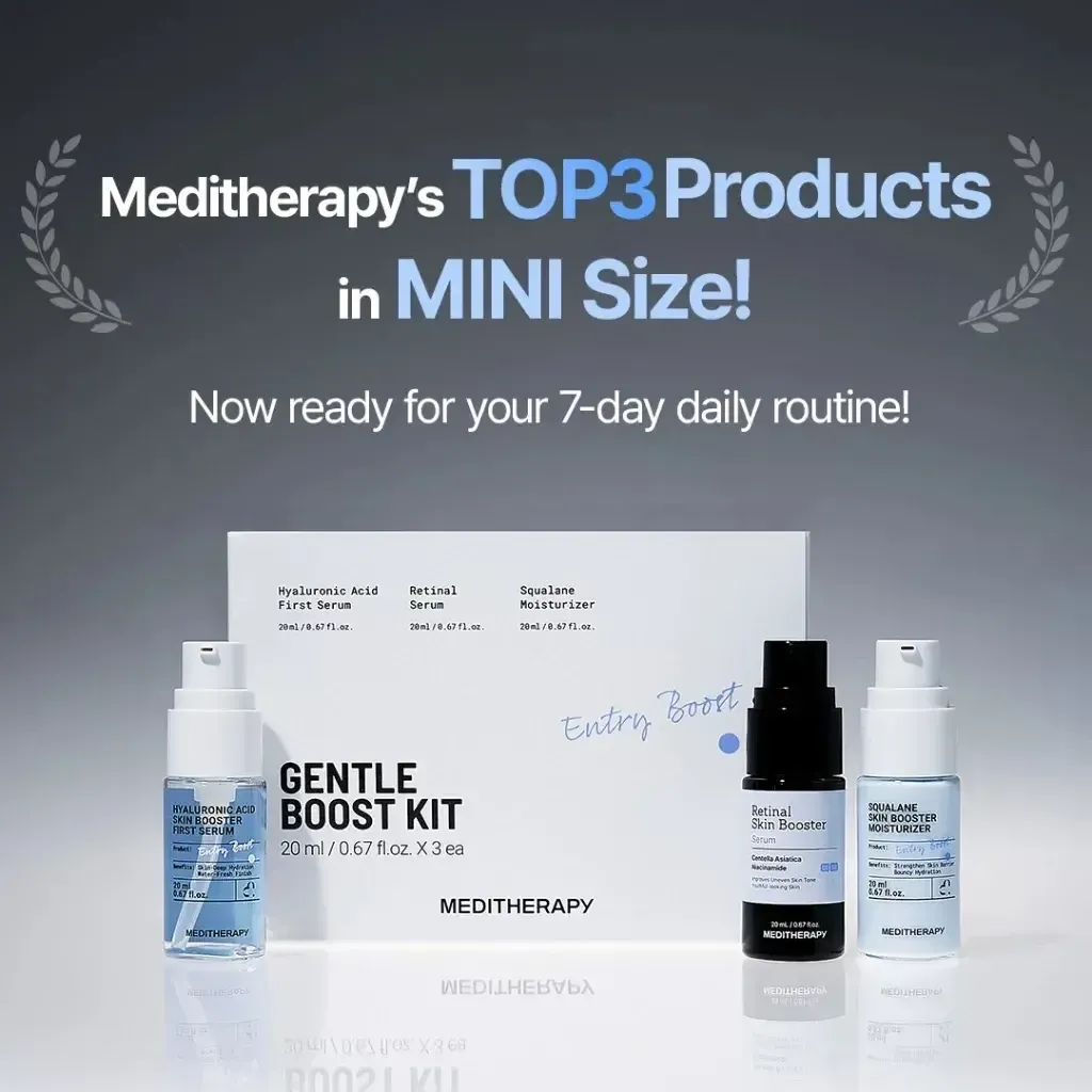 JuzBeauty_JuzBeautyMalaysia_JuzPretty_Authentic_Kbeauty_Malaysia_Skin_Care_Cosmetics_K-beauty_Health_Care_korean_streetwear_MEDITHERAPY Gentle Boost Kit 皇牌三件套旅行裝3