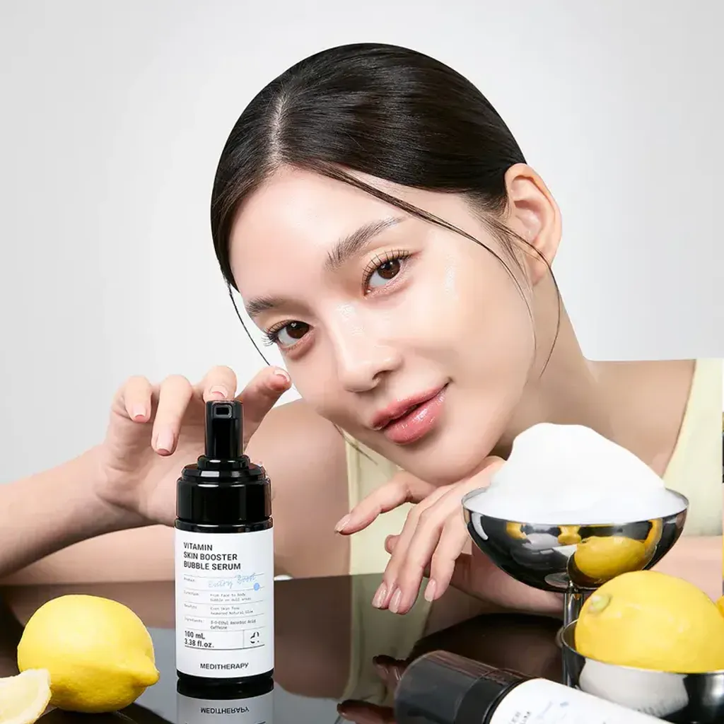 JuzBeauty_JuzBeautyMalaysia_JuzPretty_Authentic_Kbeauty_Malaysia_Skin_Care_Cosmetics_K-beauty_Health_Care_korean_streetwear_MEDITHERAPY Vitamin Skin Booster Bubble Serum 维C提亮泡泡精华1