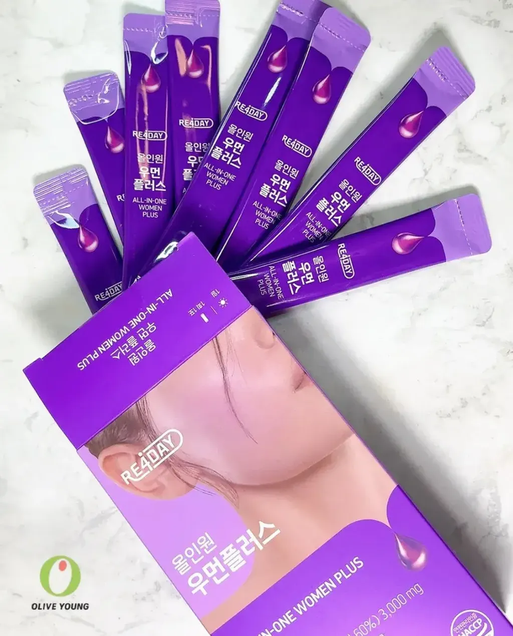 JuzBeauty_JuzBeautyMalaysia_JuzPretty_Authentic_Kbeauty_Malaysia_Skin_Care_Cosmetics_K-beauty_Health_Care_korean_streetwear_RE4DAY All-In-One Women Plus PDRN 全效口服PDRN女士专用营养素3