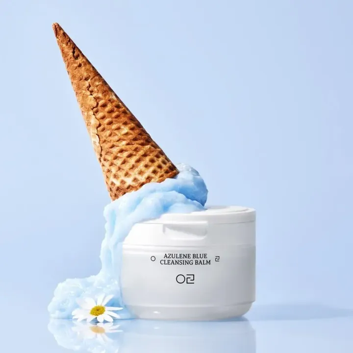 JuzBeauty_JuzBeautyMalaysia_JuzPretty_Authentic_Kbeauty_Malaysia_Skin_Care_Cosmetics_K-beauty_Health_Care_korean_streetwear_WOLLYO Azulene Blue Cleansing Balm 蓝甘菊卸妆膏1