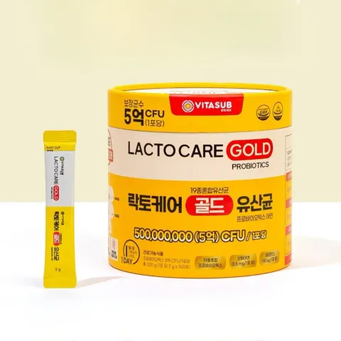 JuzBeauty_JuzBeautyMalaysia_JuzPretty_Authentic_Kbeauty_Malaysia_Skin_Care_Cosmetics_K-beauty_Health_Care_korean_streetwear_VITASUB Lacto Care Gold Probiotics 5亿益生菌