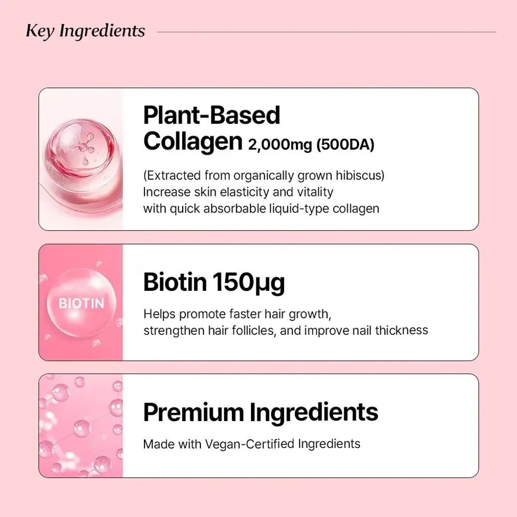 JuzBeauty_JuzBeautyMalaysia_JuzPretty_Authentic_Kbeauty_Malaysia_Skin_Care_Cosmetics_K-beauty_Health_Care_korean_streetwear_NUTRIONE BB LAB Vegan Collagen Booster Glow Shot BBLAB 植物胶原蛋白增强饮2