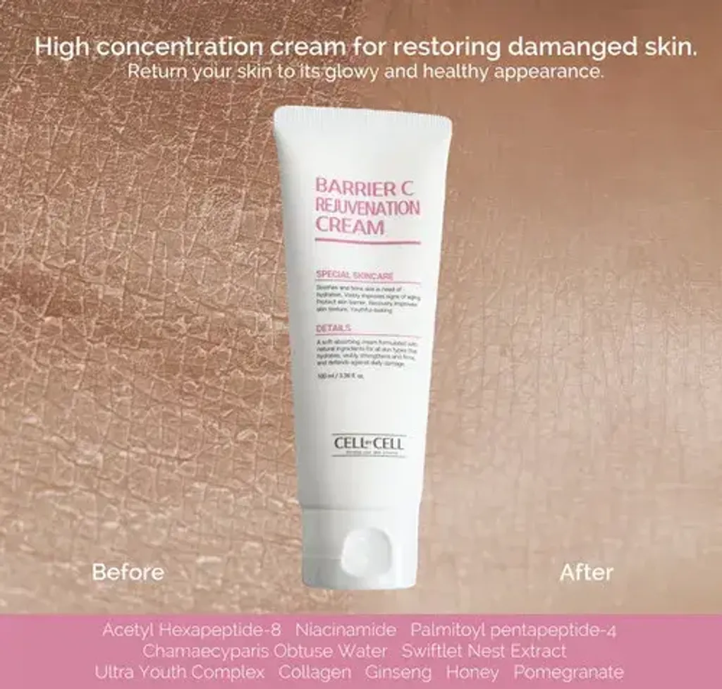 JuzBeauty_JuzBeautyMalaysia_JuzPretty_Authentic_Kbeauty_Malaysia_Skin_Care_Cosmetics_K-beauty_Health_Care_korean_streetwear_CELLBYCELL Barrier C Rejuvenation Cream 屏障修护焕活面霜1