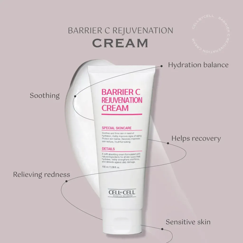 JuzBeauty_JuzBeautyMalaysia_JuzPretty_Authentic_Kbeauty_Malaysia_Skin_Care_Cosmetics_K-beauty_Health_Care_korean_streetwear_CELLBYCELL Barrier C Rejuvenation Cream 屏障修护焕活面霜2