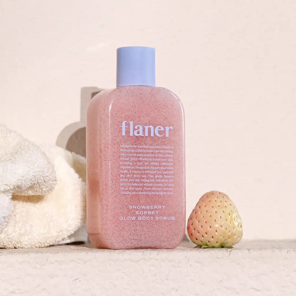 JuzBeauty_JuzBeautyMalaysia_JuzPretty_Authentic_Kbeauty_Malaysia_Skin_Care_Cosmetics_K-beauty_Health_Care_korean_streetwear_FLANER Snowberry Sorbet Glow Body Scrub 雪莓微光焕肤泡沫身体磨砂膏17