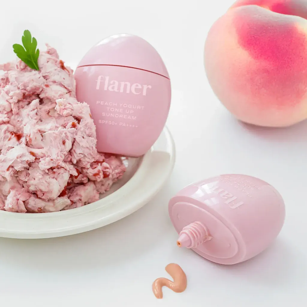 JuzBeauty_JuzBeautyMalaysia_JuzPretty_Authentic_Kbeauty_Malaysia_Skin_Care_Cosmetics_K-beauty_Health_Care_korean_streetwear_FLANER Peach Yogurt Tone Up Suncream 水蜜桃酸奶提亮防晒霜7