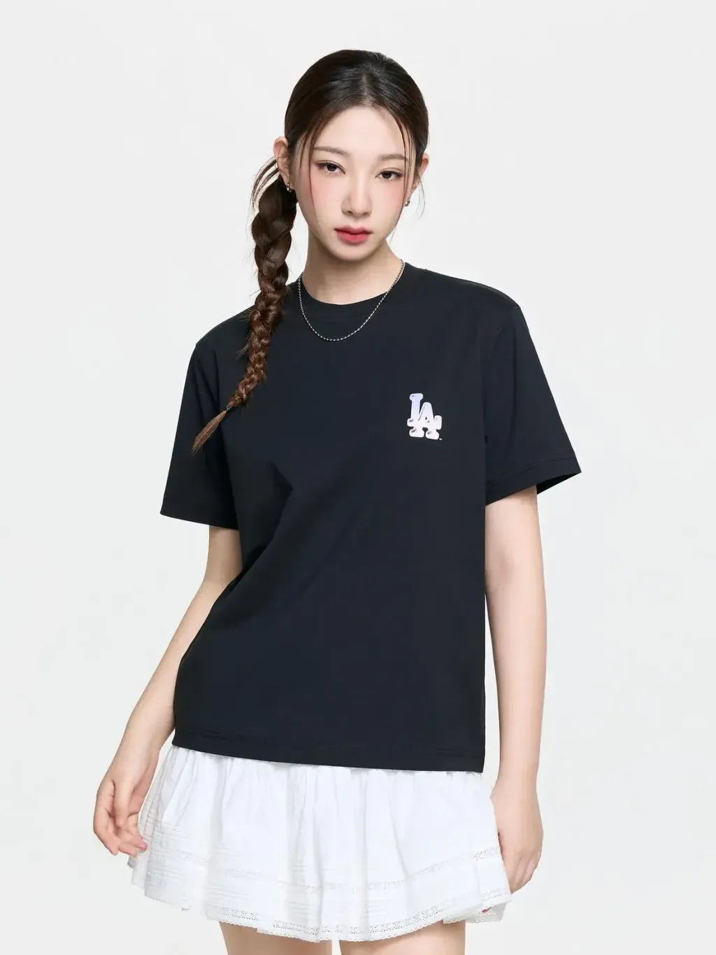 JuzBeauty_JuzBeautyMalaysia_JuzPretty_Authentic_Kbeauty_Malaysia_Skin_Care_Cosmetics_K-beauty_Health_Care_korean_streetwear_MLB Bunny Back Graphic Oversized Short Sleeve T-Shirt Tee 3ATSN7163 上衣4