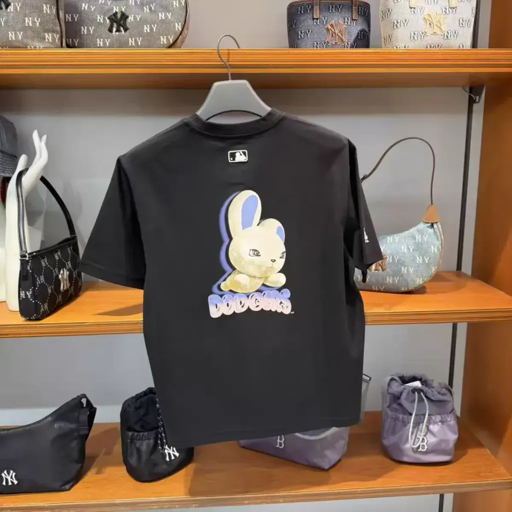 JuzBeauty_JuzBeautyMalaysia_JuzPretty_Authentic_Kbeauty_Malaysia_Skin_Care_Cosmetics_K-beauty_Health_Care_korean_streetwear_MLB Bunny Back Graphic Oversized Short Sleeve T-Shirt Tee 3ATSN7163 上衣12