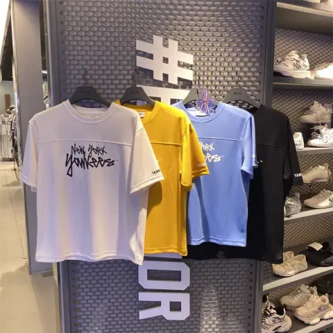 JuzBeauty_JuzBeautyMalaysia_JuzPretty_Authentic_Kbeauty_Malaysia_Skin_Care_Cosmetics_K-beauty_Health_Care_korean_streetwear_MLB Sportive Mesh Letter Graphic T-Shirt Tee 3ATSV0563 上衣2