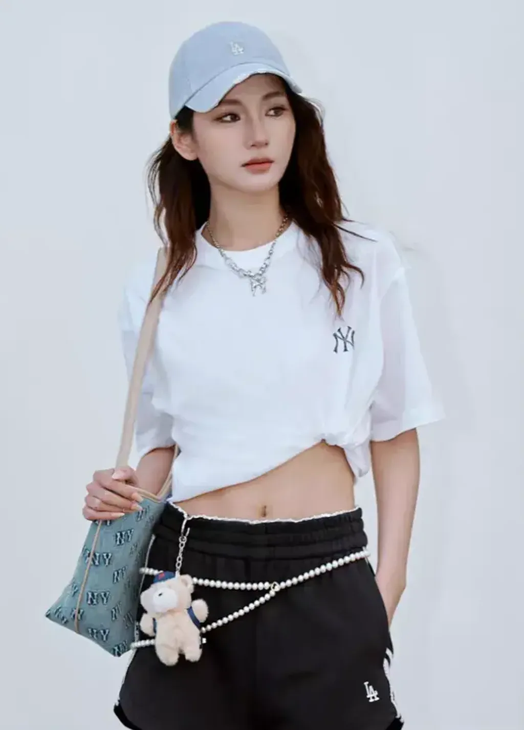 JuzBeauty_JuzBeautyMalaysia_JuzPretty_Authentic_Kbeauty_Malaysia_Skin_Care_Cosmetics_K-beauty_Health_Care_korean_streetwear_MLB Basic Light Weight Over Fit T-Shirt Tee 3ATSB0363 上衣8