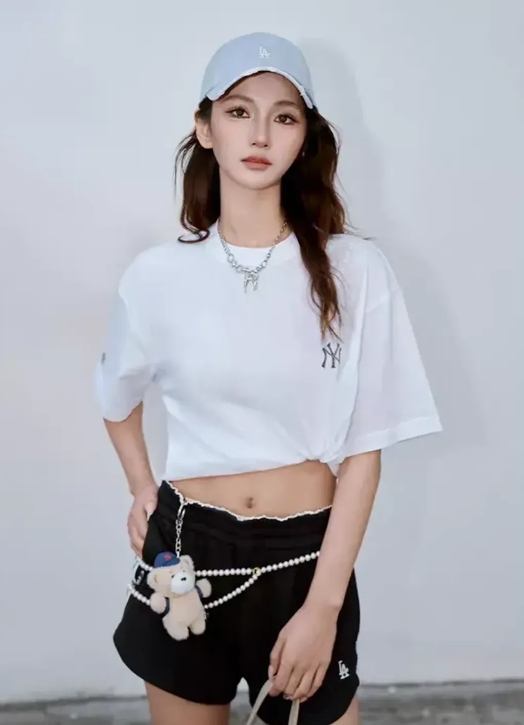 JuzBeauty_JuzBeautyMalaysia_JuzPretty_Authentic_Kbeauty_Malaysia_Skin_Care_Cosmetics_K-beauty_Health_Care_korean_streetwear_MLB Basic Light Weight Over Fit T-Shirt Tee 3ATSB0363 上衣7